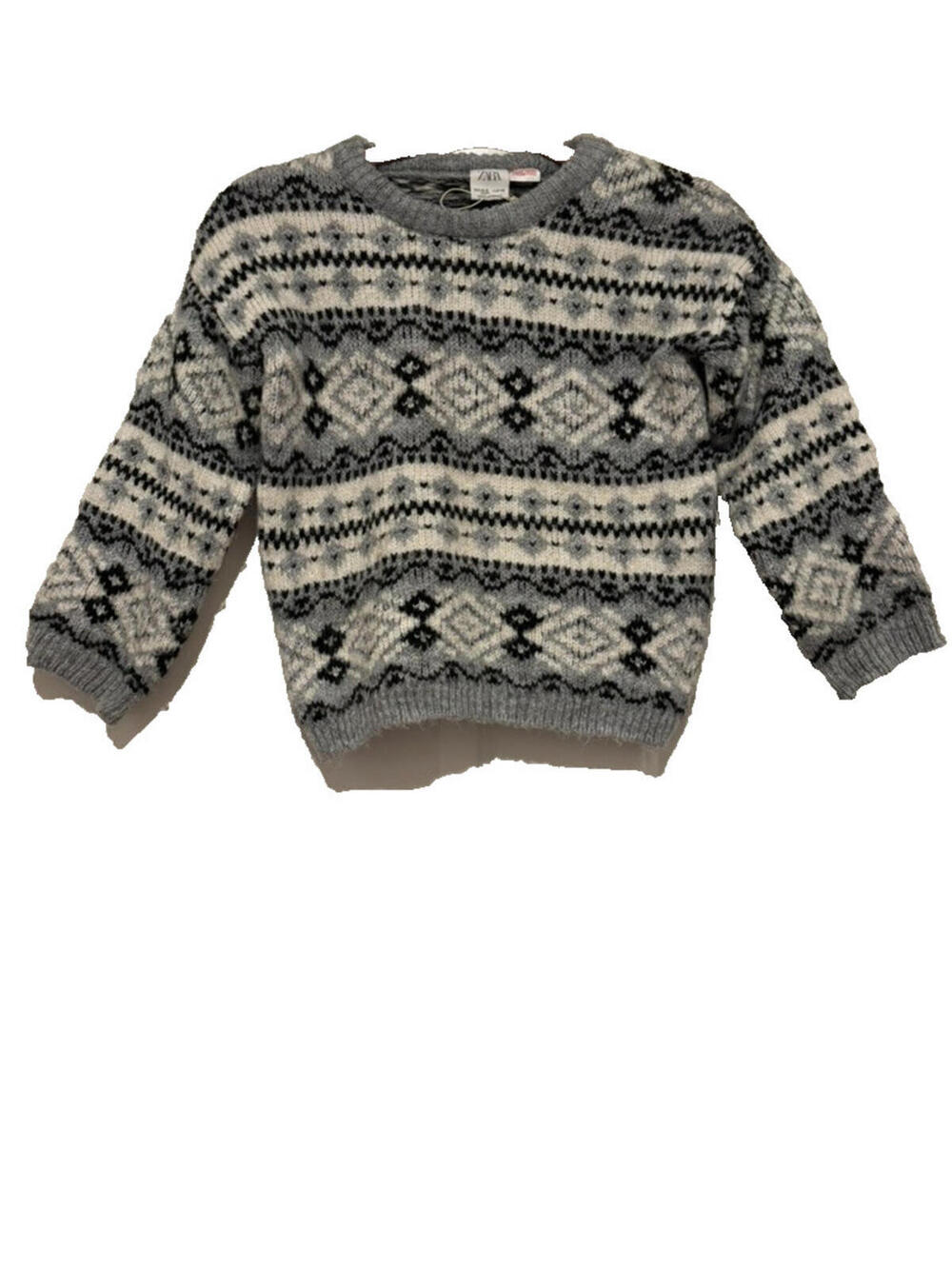 Zara kids sweater grey sweater sz 4 - 5 years #3511
